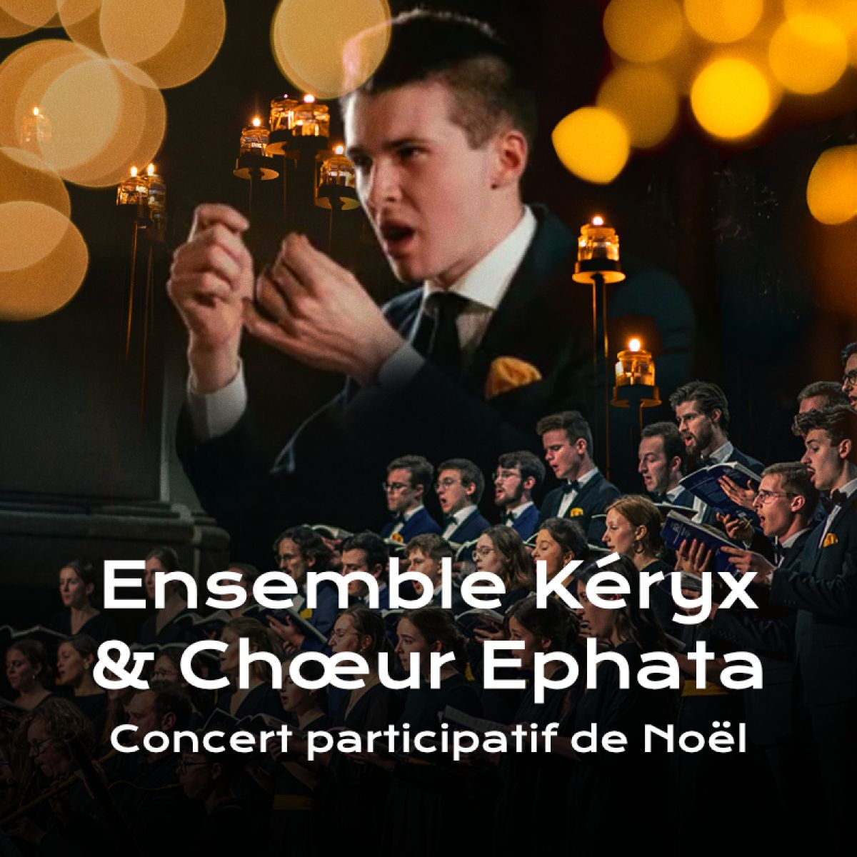 Sacrée Musique présente : L'ensemble Kéryx et Choeur Éphata à la Cathédrale Basilique Saint-Denis à la bougie